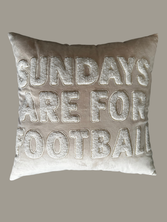 Sundays Are For Football Pillow